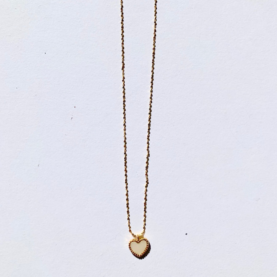 Mini Heart Gold Necklace (18K Gold-plated) Back in stock