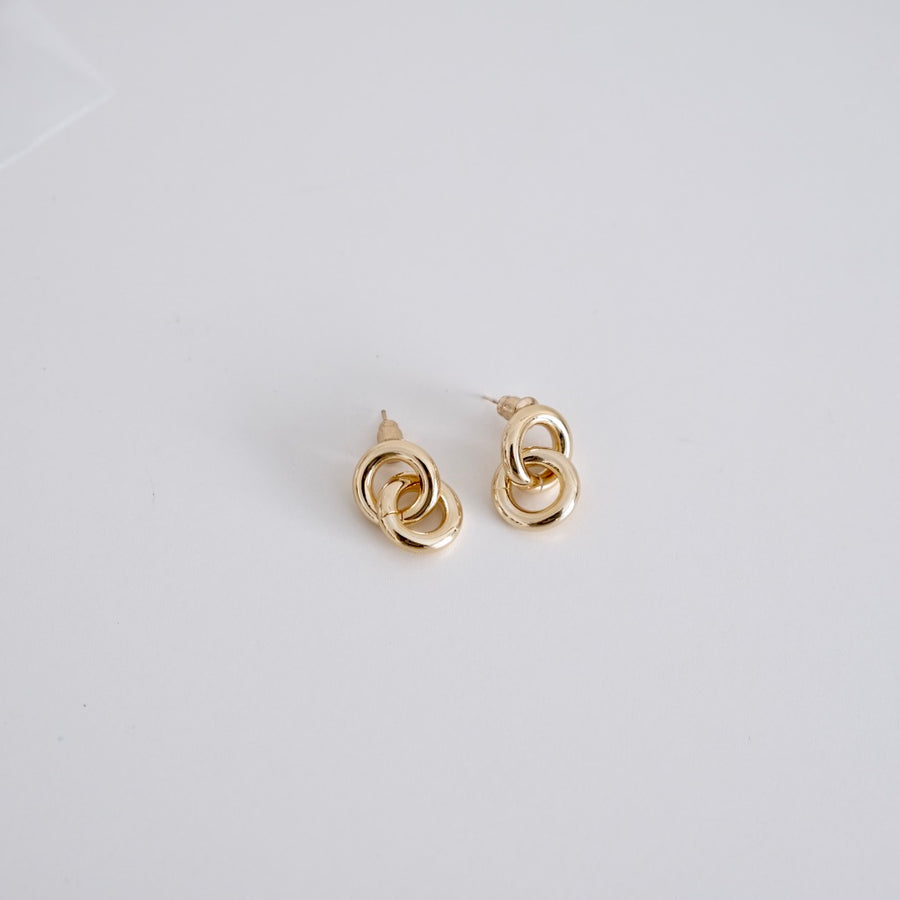 Golden Chubby Earring (18K Gold-Plated)