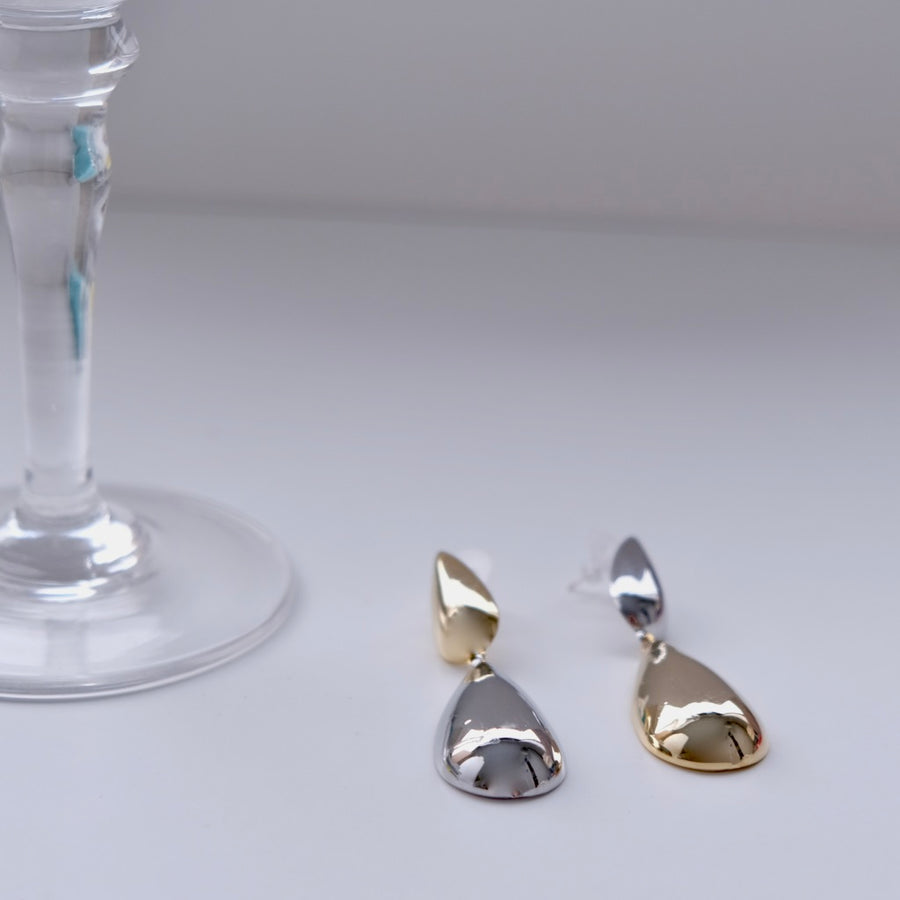 Water Drop Statement Earrings