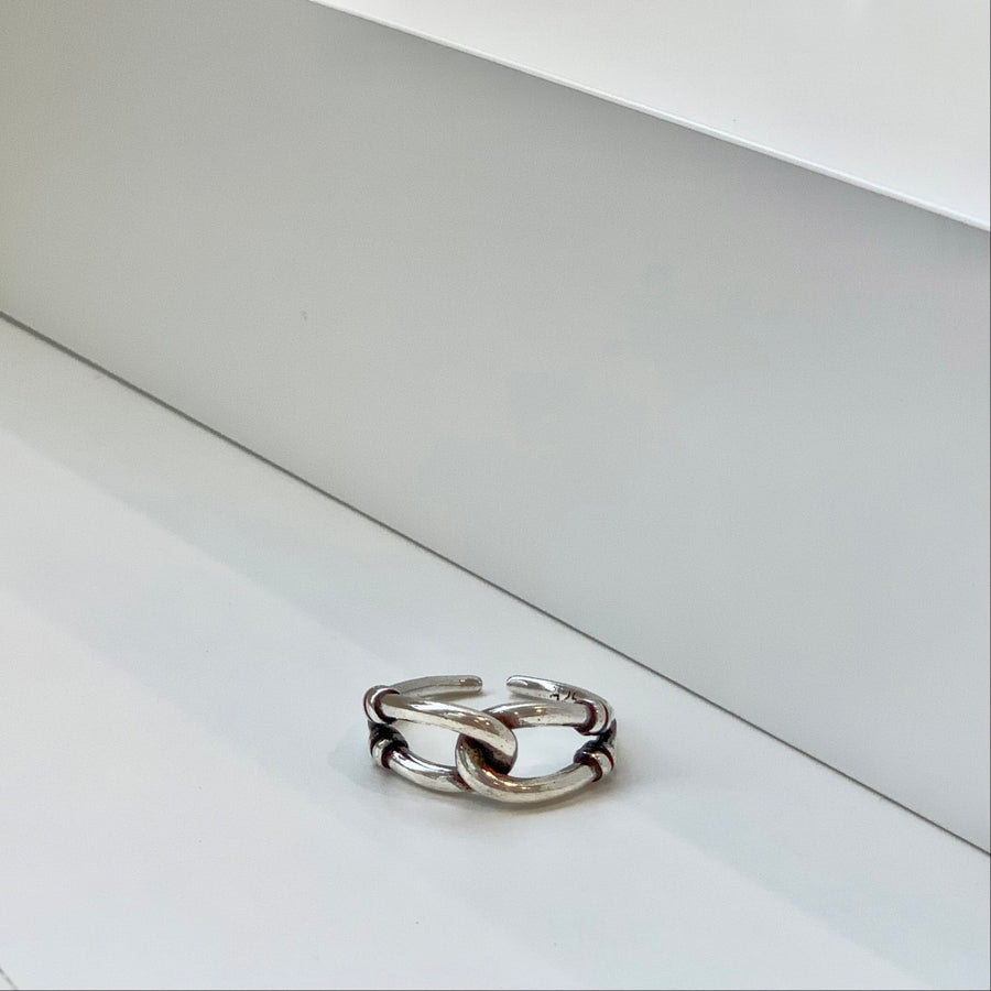 Antique Silver Twist Rings (S925)